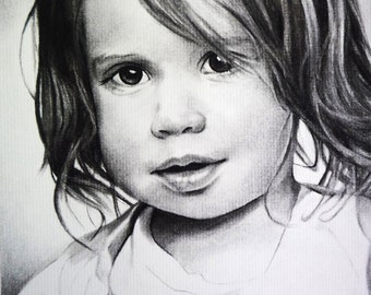 Children Portraits by commission - Comission a custom portrait from your favorite photograph