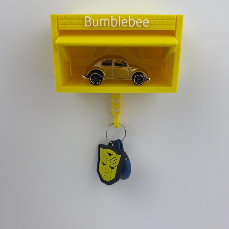 🚗BUY 2 FREE SHIPPING🚗 Mini Garage Key Holder for 1:64 Scale Cars –  Wall Mount Display – Gift for Car Lovers – Multiple Colors