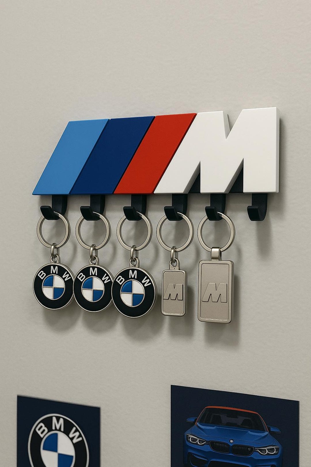 Car Power Inspired Wall Key Holder - Stylish and Durable Key Organizer ...