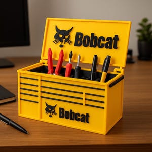 Schreibtisch Organizer - Mini-Werkzeugkiste Stifthalter, industrielles Geschenk für Männer, Bürodekoration
