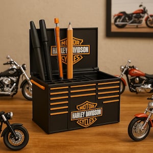 Harley Davidson - HARLEY-DAVIDSON 収納ボックス マガジンラック Harley Davidson Box - Etsy
