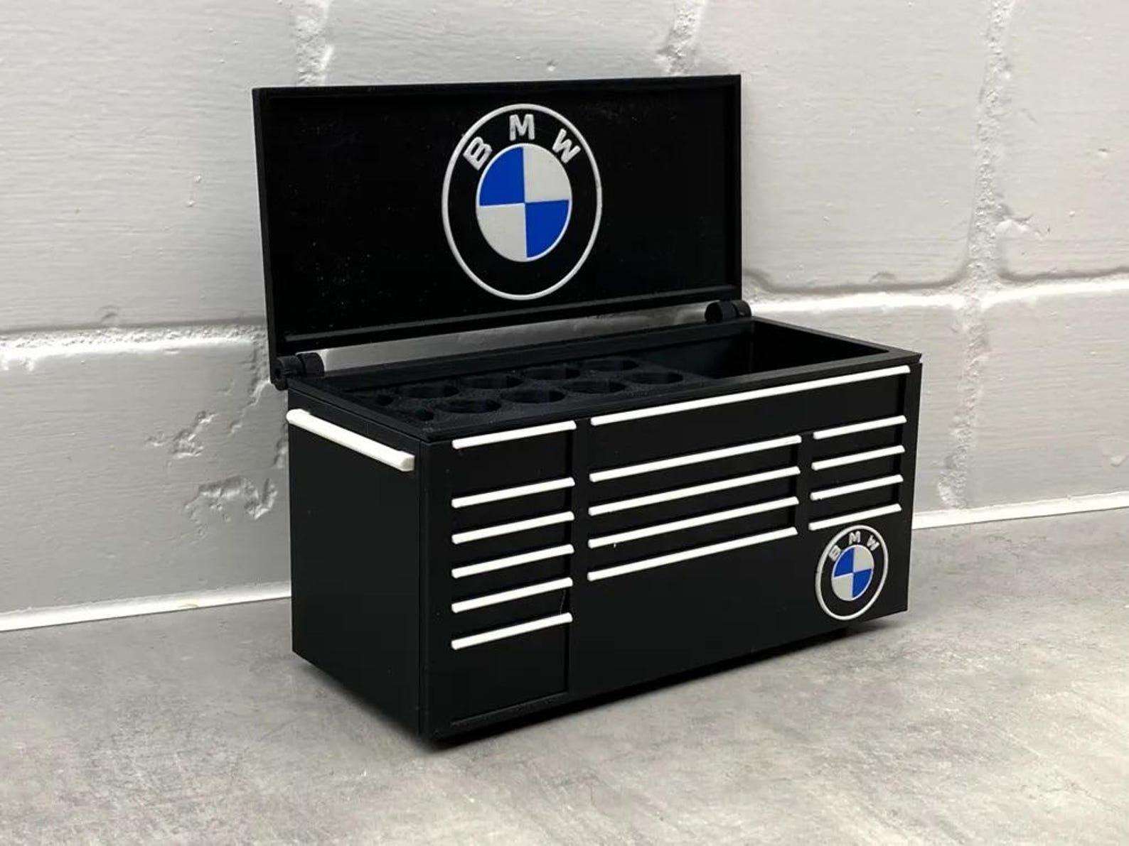 Car Enthusiast Toolbox Pen Holder | Automotive Desk Organizer | Garage ...
