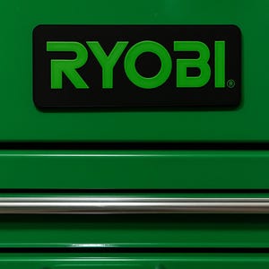 Ryobi Inspired Tool Logo Magnet –Ryobi Style Garage Decor for Tool Chest, Garage, Metal Surfaces