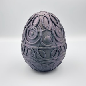 Celestial 3D Printed Egg Storage, Mystical Storage Orb & Astrology Decor, Unique Gift Idea for Treasures