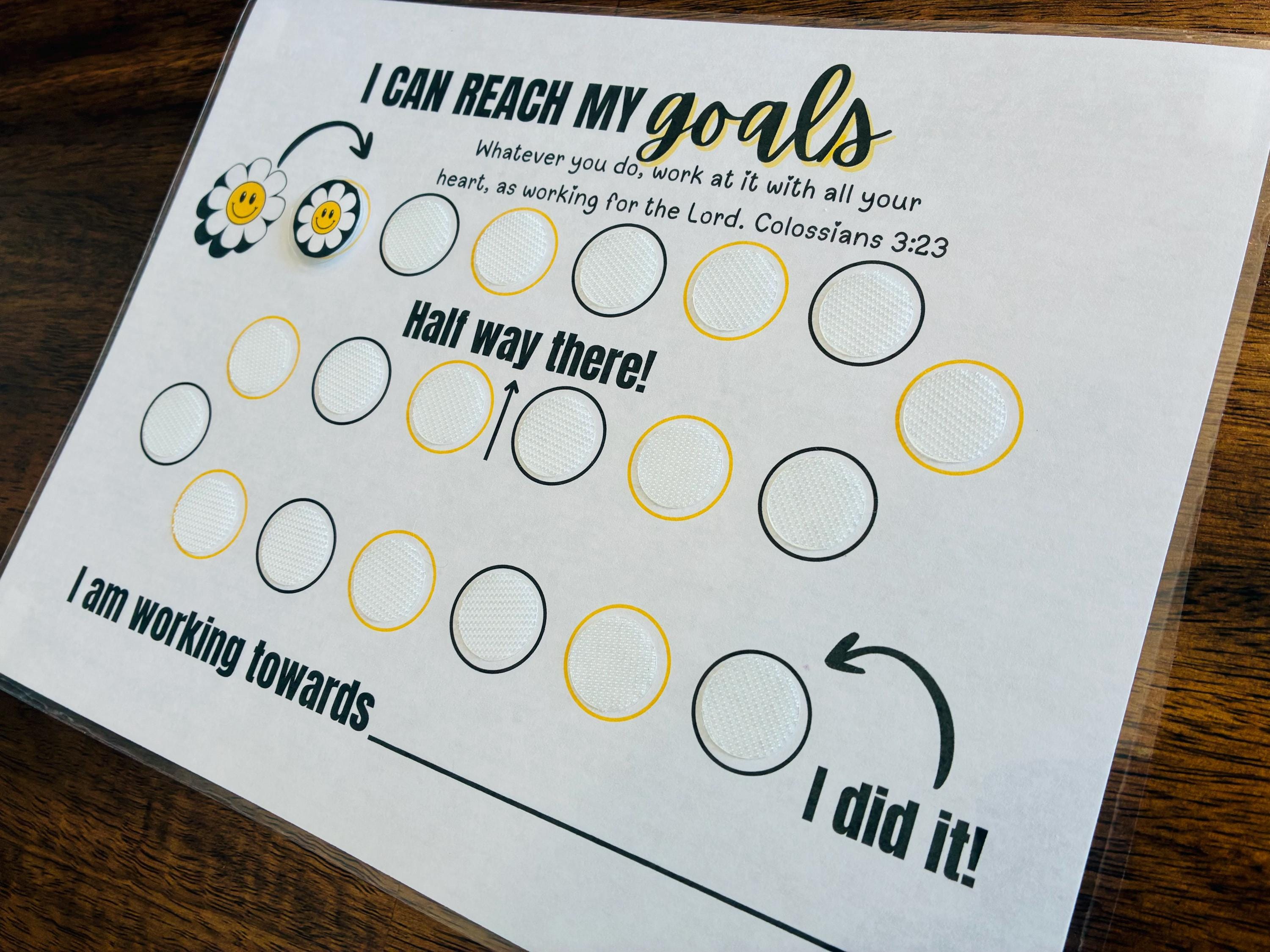 Daisy Reward Chart for Kids | Toddler Chore Chart (PDF) - Etsy