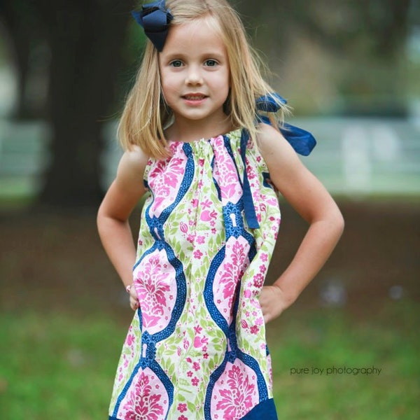 LAST ONE - Any Size - Secret Garden Pillowcase Dress - sizes 12 months - Girls 8