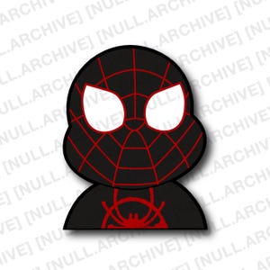 Miles Morales Peko sticker decal