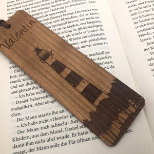 Bookmark - PERSONALIZED Lighthouse - Birch wood Bookmark - PERSONALIZED Lighthouse - Birch wood