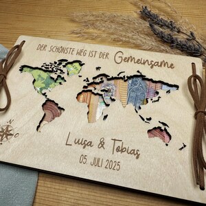 Hochzeitsgeschenk Aus Bambus - Geldgeschenk Mit Gravur