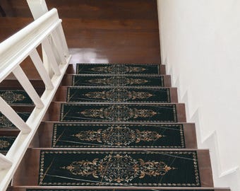 Marble Stair Runner: Non-Slip Stair Treads, Modern Home Decor