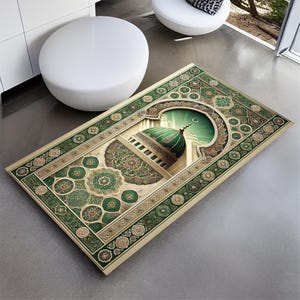 Prayer Rug for Muslim,Gift For Muslim,Soft Padded Thick Muslim Prayer Rug,Prayer Mat,Turkish Prayer Rug,Prayer Rug,Personalized Prayer Rug