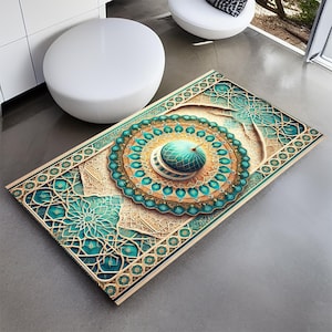 Prayer Rug for Muslim,Soft Padded Thick Muslim Prayer Rug,Prayer Mat,Turkish Prayer Rug,Prayer Rug,Personalized Prayer Rug,Gift For Muslim