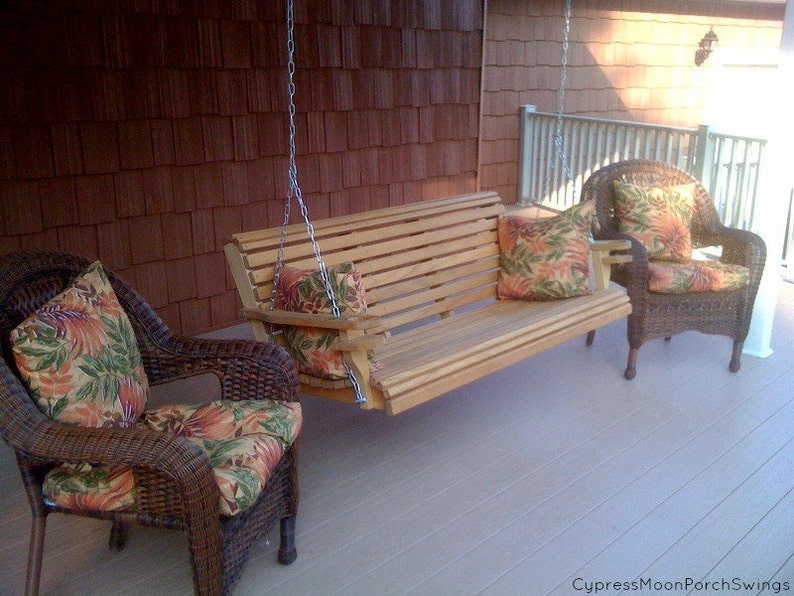 5 ft. Cypress Porch Swing FREE SHIPPING image 3