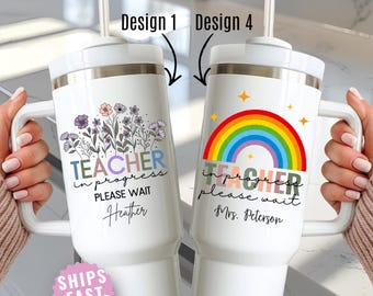 Student Teacher Gift Personalized 40oz Tumbler Custom Name Future Educator