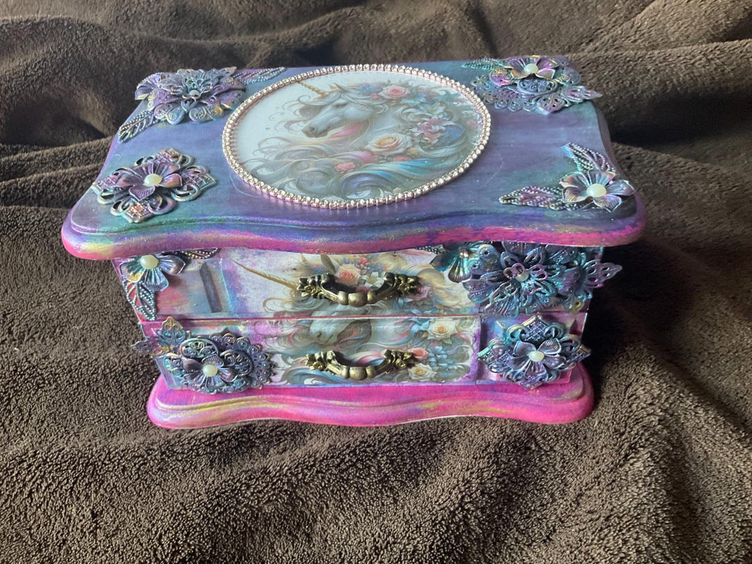 Unicorn Jewellery Box - Etsy