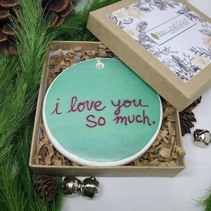Ornament: Austin Tx, I Love You So Much Mural