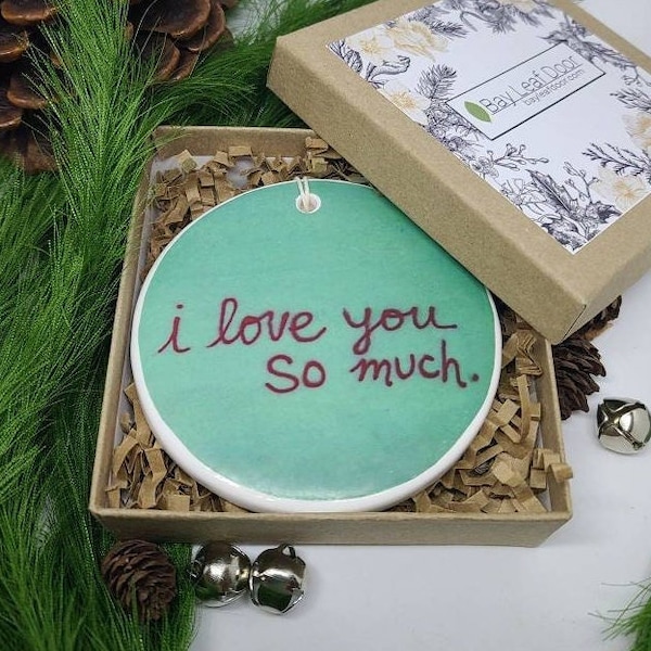 Ornament Austin, Mural, I Love You So Much Mural Ornament, Austin Gift, Austin Ornament - photo ornament of the Austin Tx mural