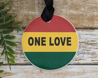 Sign Rasta One Love Reggae Sign -  different sizes and styles available
