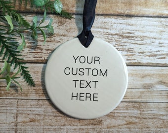 Sign Custom, Personalized Door Sign, Ceramic Sign - different sizes to choose from