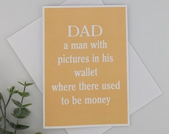 Dad Card - pictures - your color choice