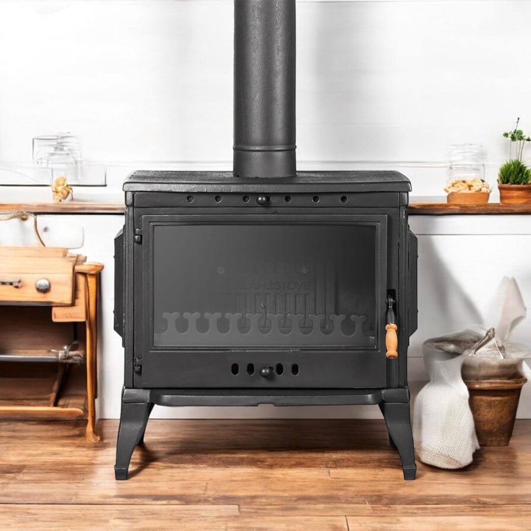 Wood Burning Stove, Minimal Fuel in the Wood Burning Stove, Versatile ...
