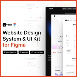 Figma Website UI Kit – Web Design System for Designers | No-Code Landing Page Builder | Posik UI