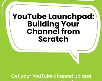 YouTube Launchpad: Channel Building Guide, Social Media Plan