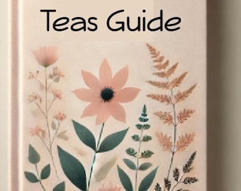 Teas & Their Health Benefits Printable Chart, Tea Guide, Cup Of Tea, Teas Guide printable, Herbal Tea reference guide, digital download