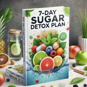 7-Day Sugar Detox Plan | Printable Meal Plan, Recipes and Guide | Ditch Sugar, Reduce Cravings & Boost Energy