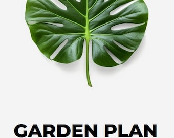Garten Plan Checkliste: Druckvorlage (Digitaler Download)