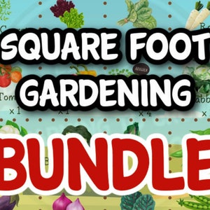 Square Foot Gardening Bundle, Square Foot Gardening Layout Kit, Square Foot Gardening Layout