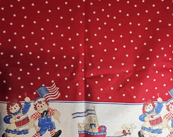 Daisy Kingdom #4568 Raggedy Ann Patriotic Border for Spring Simon & Schuster licensed by United Media