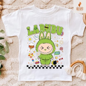 Monsters Shirt, Cute Cartoon Dolls Graphic Tee, Kawaii Characters Kids T-Shirt, Colorful Anime Chibi Style Shirt, Gift For Kids