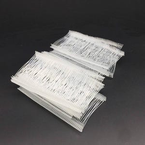 Clear white 50mm barbs tag kimble