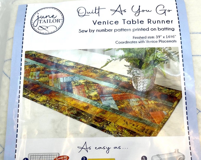 Quilt as You Go Venice Table Runner by June Tailor Etsy