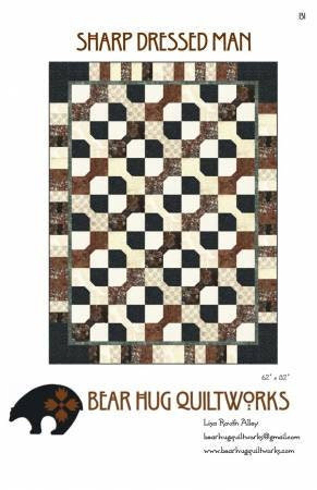 Sharp Dressed Man Quilt Pattern by Bear Hug Quiltworks - Etsy