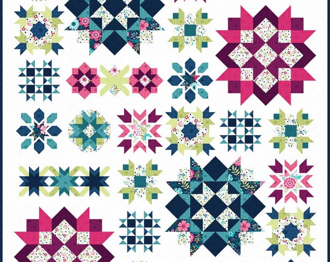Secret Garden Sampler Block of the Month Pattern - Pattern Only - by ...