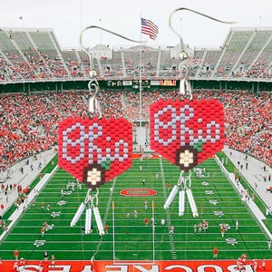 The Ohio State Script-oorbellen | OSU-ventilator | Marchingband | Buckeye-voetbal