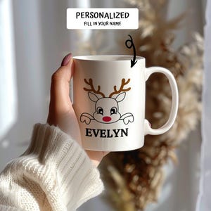 Evelyn Funny Christmas Mug. Evelyn Ceramic Mug. Personalized Gift. Custom Gift.