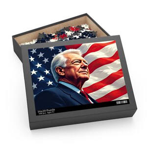 Weisheit der Nation Puzzle | Patriotische Führung Kunstwerk | Amerikanische Flagge Tribut | Inspirierendes Design