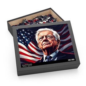 Leuchtfeuer des Vaterlands Puzzle | Patriotische Führung Kunstwerk | Mutiges amerikanische Flaggen-Puzzle | Inspirierende Hommage