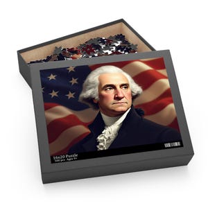 George Washington: The Founding Father Puzzle | Presidential Collection | Historical Art Series | Freedom Fragments Exclusive
