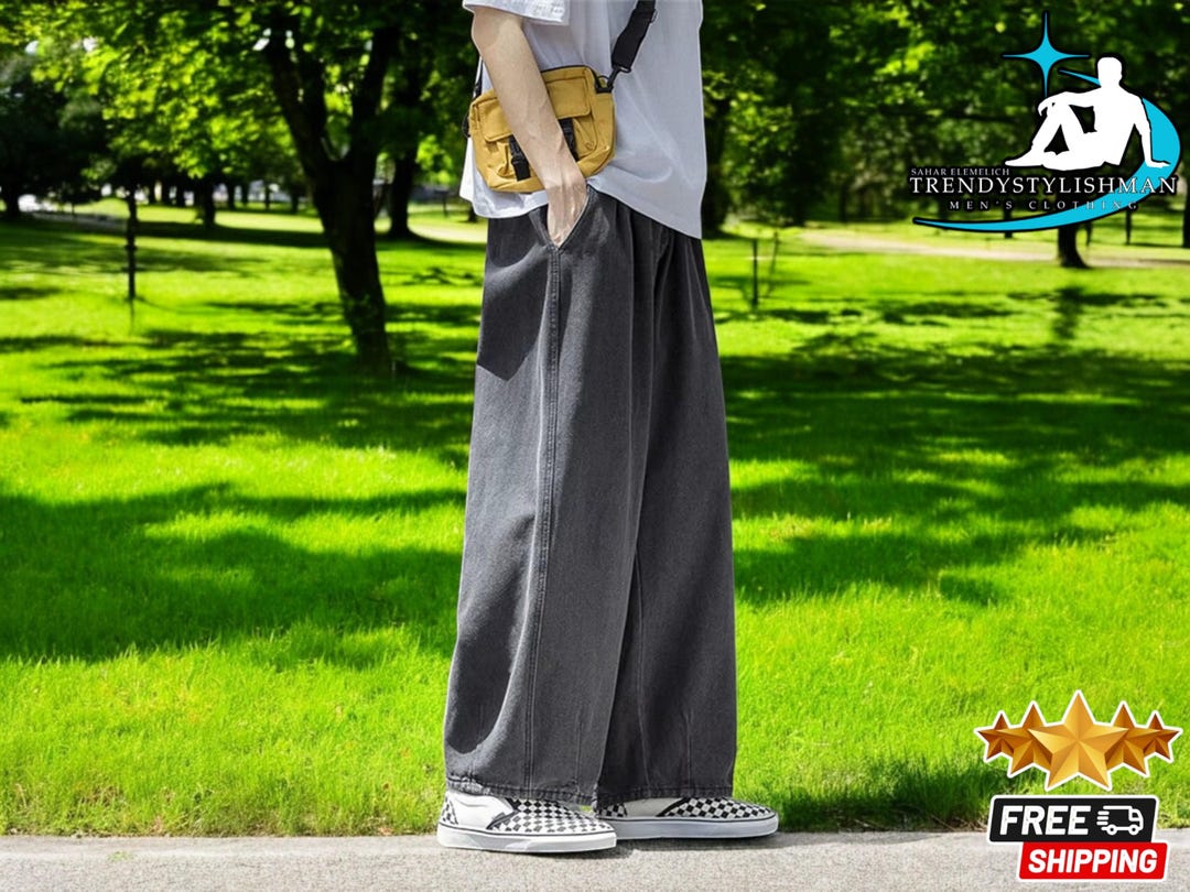 Baggy Denim Trousers main image 0