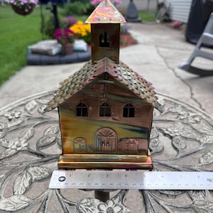 Copper Church music box, made by Berkeley Design