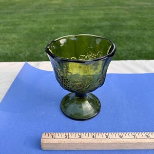 Vintage Indiana Glass Harvest Green