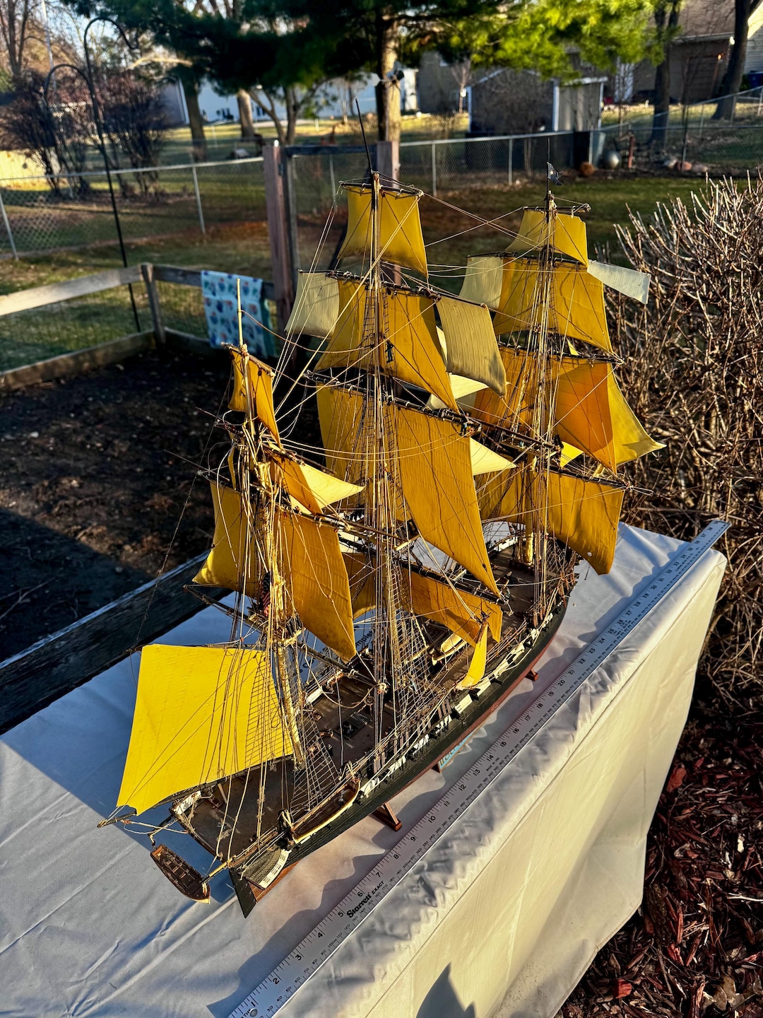 Model Ship USS Constitution - Etsy