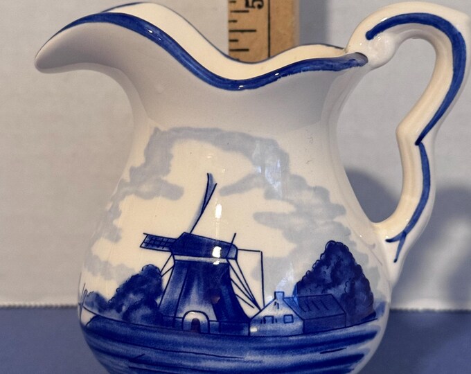 Mini Delft Blue Pitcher From Holland - Etsy