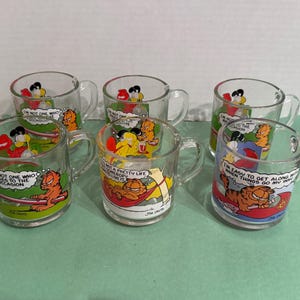 Garfield McDonalds mugs