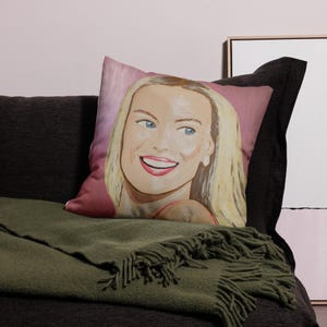 輝く星のクッション – トッド・ベイカー作 グラムポートレートアートクッション