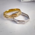 Custom Engraved Name Ring • Vintage Style Family Band